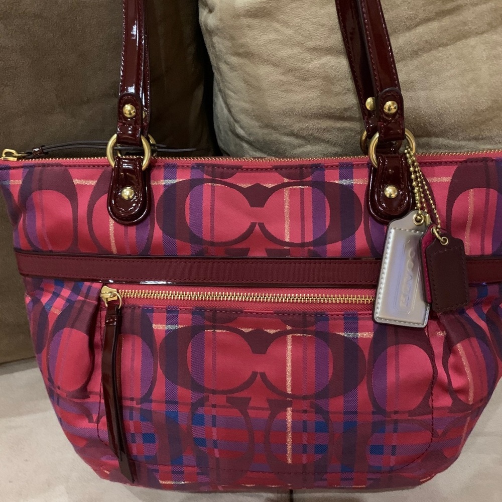 Authentic Coach Purse NWOT - still has stuffing inside